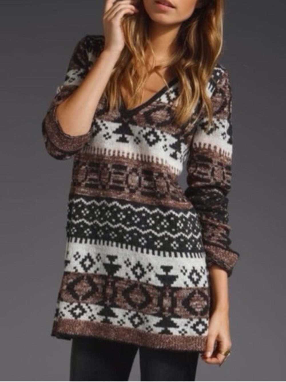 Free People Cabin Fever tunic sweater